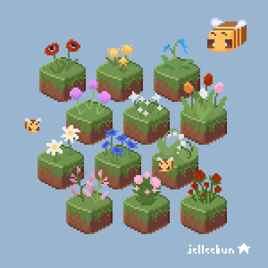 Minecraft Flowers